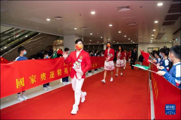 ผู้แทนนักกีฬาโอลิมปิกจากจีนแผ่นดินใหญ่เปิดฉากเยือนมาเก๊า 3 วัน