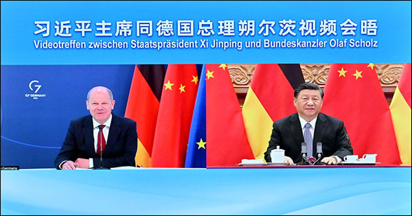ปธน.จีนชี้ ต้องแสดงบทบาทความสัมพันธ์จีนและเยอรมนีที่มั่นคง  สร้างสรรค์ และชี้แนวทาง