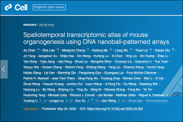 นักวิทยาศาสตร์จีนและต่างชาติร่วมสร้างภาพมิติโครงสร้างวิวัฒนาการสิ่งมีชีวิตเป็นครั้งแรกของโลก