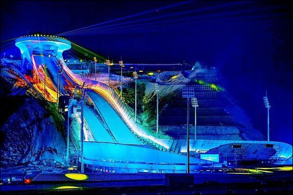 สนามแข่งโอลิมปิกฤดูหนาวปักกิ่งบรรลุการใช้พลังไฟฟ้าสีเขียวทั้งหมด