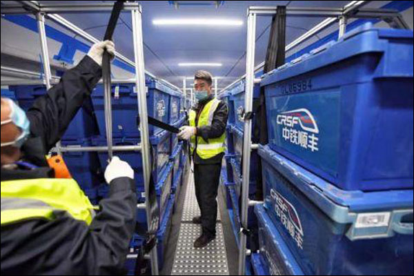 ไตรมาสแรกปี 2022 รถไฟจีนขนส่งสินค้า 948 ล้านตัน เพิ่มขึ้น 2.8%