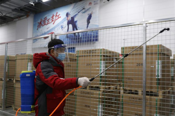 เยี่ยมชมศูนย์โลจิสติกส์หลักโอลิมปิกฤดูหนาวปักกิ่ง 2022