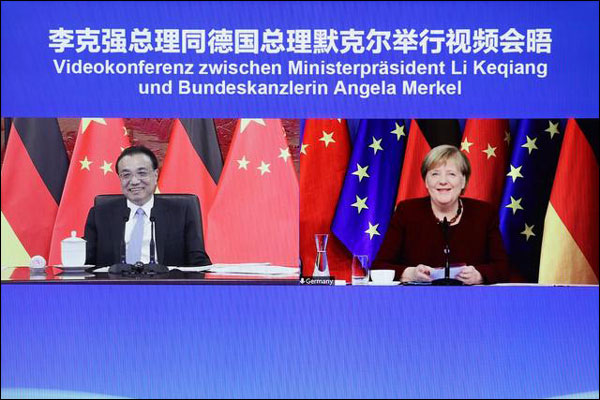 นายกรัฐมนตรีจีน จัดการประชุมทางไกลกับนายกรัฐมนตรีเยอรมนี
