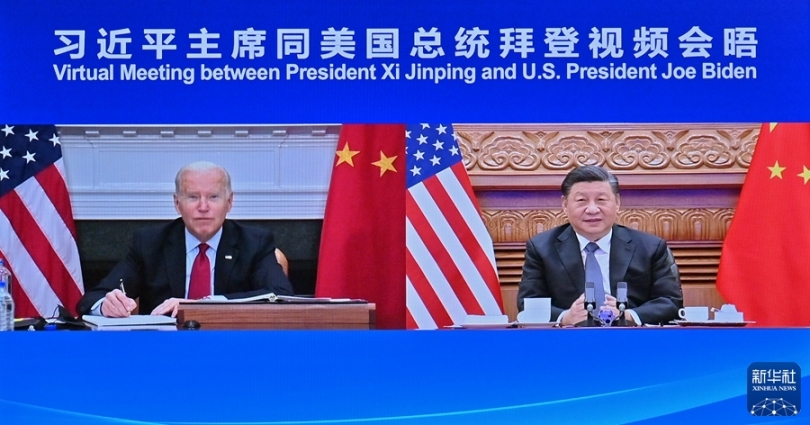 ผู้นำจีน-สหรัฐฯ บรรลุความรับรู้ร่วมกันเชิงหลักการสองประการ