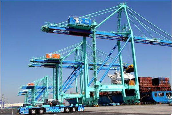 เทียนจินเปิดใช้ท่าเทียบเรือคอนเทนเนอร์อัจฉริยะสีเขียว